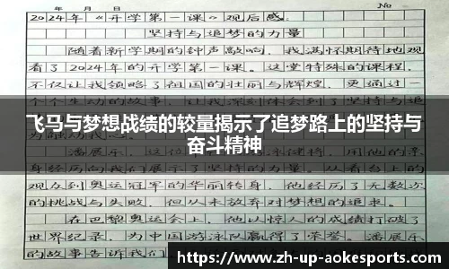 飞马与梦想战绩的较量揭示了追梦路上的坚持与奋斗精神